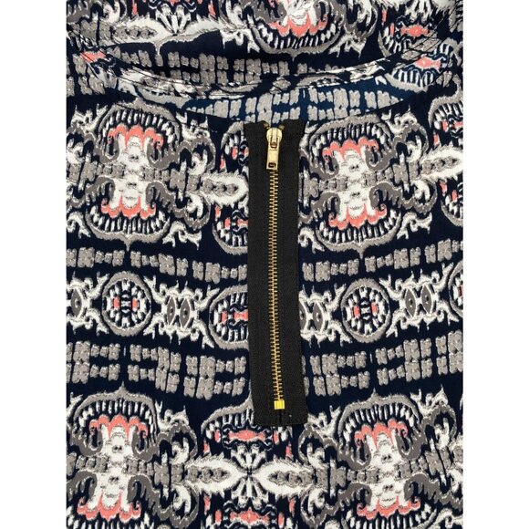 Womens Pink Republic boho tribal symmetric kaleidoscopic pattern blouse XL - Picture 4 of 4